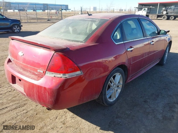 2015 Chevrolet Impala Limited LTZ with VIN 2G1WC5E36F1163985, listed as a IAAI auction lot 41525458 with 154,146 mi miles. Bid and sale history available at carsss.com. Image 4.