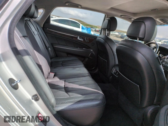 2013 Hyundai Equus Signature with VIN KMHGH4JH5DU058831, listed as a Copart auction lot 51623045 with 164,524 mi miles and Salvage Title. Bid and sale history available at DreamBid. Image 10.