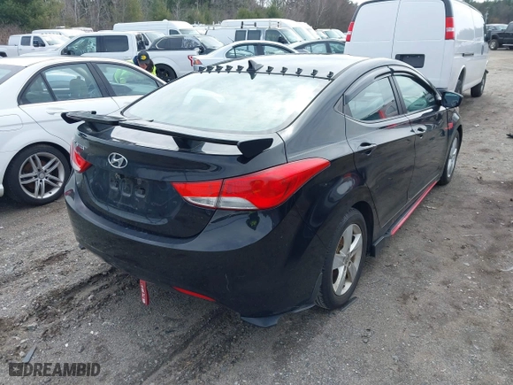 2012 Hyundai Elantra GLS with VIN KMHDH4AE4CU240804, listed as a IAAI auction lot 41887622 with 147,738 mi miles. Bid and sale history available at carsss.com. Image 4.