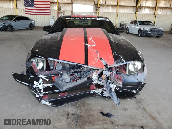 2008 Ford Mustang Deluxe with VIN 1ZVHT80N085150500, listed as a Copart auction lot 54087165 with 138,364 mi miles and Salvage Title. Bid and sale history available at carsss.com. Image 5.