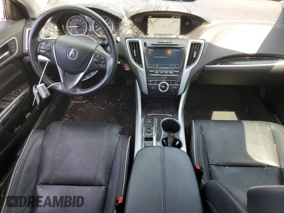 2020 Acura TLX w/Technology Pkg with VIN 19UUB2F49LA005036, listed as a Copart auction lot 56857254 with 24,332 mi miles and Salvage Title. Bid and sale history available at carsss.com. Image 8.