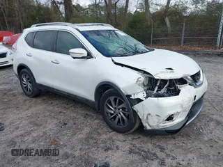 2014 Nissan Rogue SV with VIN 5N1AT2MT5EC826632, listed as a IAAI auction lot 41218395 with 57,176 mi miles. Bid and sale history available at carsss.com. Image 1.