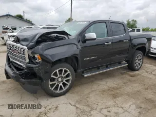 2022 GMC Canyon 4WD Denali with VIN 1GTG6EENXN1167160, listed as a Copart auction lot 60871935 with 75,252 mi miles and Salvage title. Bid and sale history available at DreamBid. Image 1.
