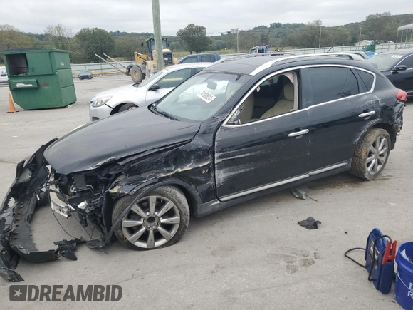 2016 Infiniti QX50 with VIN JN1BJ0RP4GM233195, listed as a Copart auction lot 74108624 with 130,421 mi miles and Clean Title. Bid and sale history available at carsss.com. Image 1.