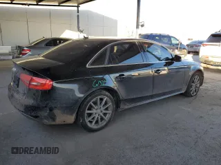 2014 Audi A4 Premium Plus with VIN WAUEFAFLXEN011719, listed as a Copart auction lot 89273005 with 118,529 mi miles and Salvage Title. Bid and sale history available at carsss.com. Image 3.