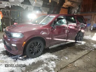 2021 Dodge Durango R/T z VIN 1C4SDJCT4MC751549, wystawiony jako Copart lot #42956635 z przebiegiem 24 283 mil mil oraz Szkoda całkowita • Salvage title. Historia ofert i sprzedaży dostępna na DreamBid. Obrazek 1.