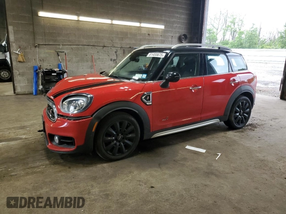 2019 MINI Countryman Cooper S z VIN WMZYT5C54K3E70146, wystawiony jako Copart lot #61455675 z przebiegiem 85 121 mil mil oraz Szkoda całkowita • Salvage title. Historia ofert i sprzedaży dostępna na DreamBid. Obrazek 1.