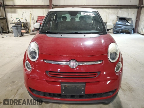 2015 FIAT 500L Easy with VIN ZFBCFABH9FZ030061, listed as a Copart auction lot 55311245 with 101,284 mi miles and Salvage title. Bid and sale history available at DreamBid. Image 5.