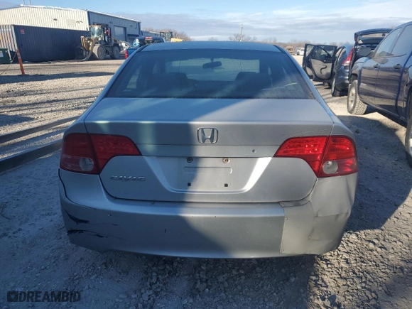 2006 Honda Civic Sdn LX with VIN 1HGFA165X6L081985, listed as a Copart auction lot 82863864 with 235,303 mi miles and Clean Title. Bid and sale history available at carsss.com. Image 6.