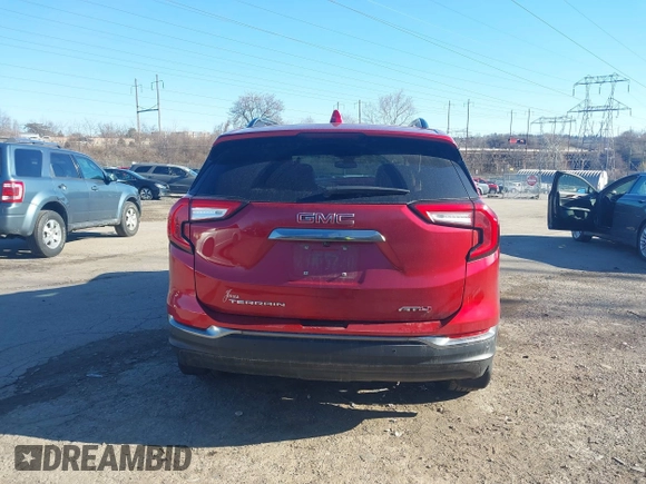 2022 GMC Terrain AT4 with VIN 3GKALYEV4NL195923, listed as a IAAI auction lot 41815009 with 26,862 mi miles and . Bid and sale history available at DreamBid. Image 17.
