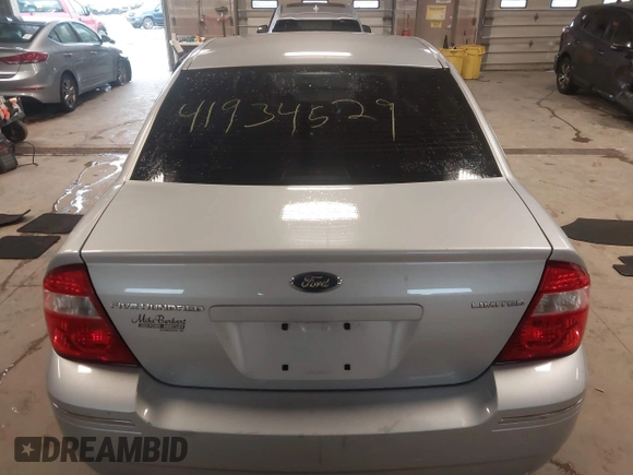 2005 Ford Five Hundred Limited with VIN 1FAFP251X5G108410, listed as a IAAI auction lot 41934529 with 118,202 mi miles and . Bid and sale history available at DreamBid. Image 16.