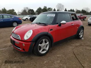 2005 MINI Hardtop z VIN WMWRC33435TC57559, wystawiony jako Copart lot #53130725 z przebiegiem 163 438 mil mil oraz Szkoda całkowita • Salvage title. Historia ofert i sprzedaży dostępna na DreamBid. Obrazek 1.