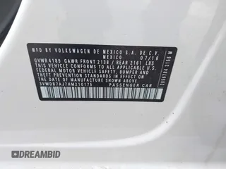 2017 Volkswagen Jetta SE с VIN 3VWDB7AJ7HM210175, выставлен на аукционе IAAI как лот 42573729 с пробегом 95 563 миль миль и . История ставок и продаж доступна на DreamBid. Изображение 9.
