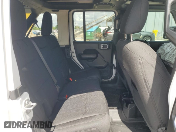 2020 Jeep Wrangler Unlimited Sport S с VIN 1C4HJXDN6LW265960, выставлен на аукционе Copart как лот 55750775 с пробегом 62 990 миль миль и На запчасти • Non repairable. История ставок и продаж доступна на DreamBid. Изображение 11.