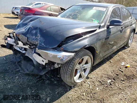 2014 BMW 3 Series 328i xDrive with VIN WBA3B3G53ENR82379, listed as a Copart auction lot 48347225 with 0 mi miles and Salvage Title. Bid and sale history available at carsss.com. Image 11.
