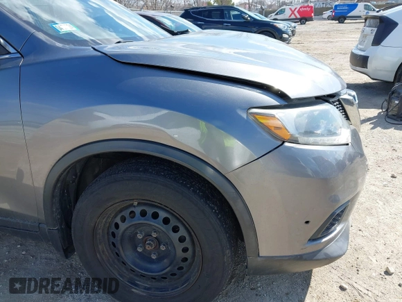 2015 Nissan Rogue S with VIN KNMAT2MVXFP527878, listed as a IAAI auction lot 41864389 with 87,305 mi miles and . Bid and sale history available at DreamBid. Image 18.