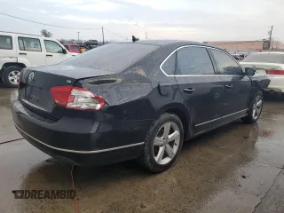 2013 Volkswagen Passat SE w/Sunroof & Nav with VIN 1VWBP7A36DC127911, listed as a Copart auction lot 83520534 with 71,814 mi miles and Salvage Title. Bid and sale history available at carsss.com. Image 3.