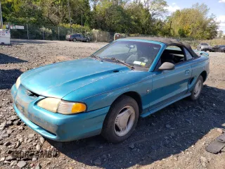1994 Ford Mustang with VIN 1FALP4442RF186105, listed as a Copart auction lot 74677924 with 185,072 mi miles and Clean title. Bid and sale history available at DreamBid. Image 1.