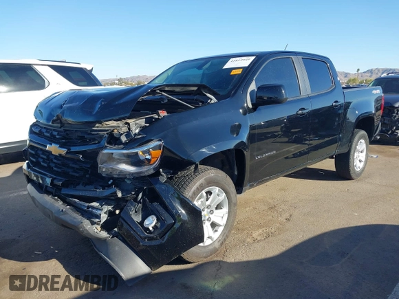 2022 Chevrolet Colorado 4WD LT with VIN 1GCGTCEN9N1237468, listed as a IAAI auction lot 41819949 with 42,145 mi miles and . Bid and sale history available at DreamBid. Image 6.