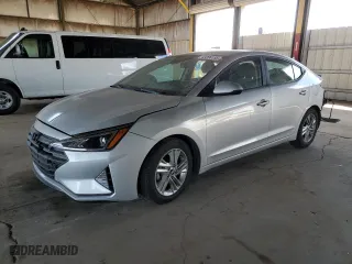 2019 Hyundai Elantra Preferred with VIN KMHD84LF6KU746140, listed as a Copart auction lot 43200155 with 90,752 mi miles and Salvage Title. Bid and sale history available at carsss.com. Image 1.
