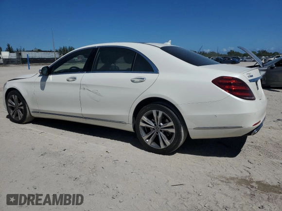 2018 Mercedes-Benz S 560 with VIN WDDUG8GB5JA391893, listed as a Copart auction lot 49746935 with 34,201 mi miles and Salvage Title. Bid and sale history available at carsss.com. Image 2.