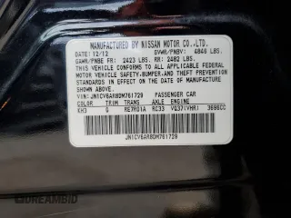 2013 Infiniti G37 Sedan x with VIN JN1CV6AR8DM761729, listed as a Copart auction lot 42753115 with 49,135 mi miles and Salvage Title. Bid and sale history available at carsss.com. Image 12.