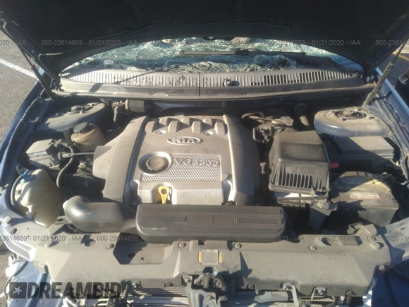 2005 Kia Sedona LX with VIN KNDUP132856700529, listed as a IAAI auction lot 41211965 with 83,460 mi miles. Bid and sale history available at carsss.com. Image 10.