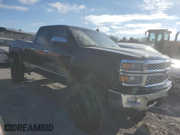 2014 Chevrolet Silverado 1500 LTZ with VIN 1GCVKSEJ6EZ287182, listed as a Copart auction lot 41540675 with 129,151 mi miles and Clean Title. Bid and sale history available at DreamBid. Image 4.