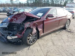 2015 Hyundai Genesis 5.0L with VIN KMHGN4JF4FU066994, listed as a IAAI auction lot 41208728 with 1 mi miles. Bid and sale history available at carsss.com. Image 16.