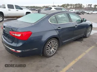 2014 Kia Cadenza Premium with VIN KNALN4D70E5122510, listed as a IAAI auction lot 41397287 with 91,130 mi miles. Bid and sale history available at carsss.com. Image 4.