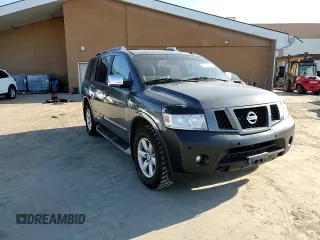 2012 Nissan Armada SV z VIN 5N1AA0NDXCN604199, wystawiony jako Copart lot #41769845 z przebiegiem 155 731 mil mil oraz Szkoda całkowita • Salvage title. Historia ofert i sprzedaży dostępna na DreamBid. Obrazek 12.