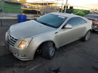 2013 Cadillac CTS Coupe Premium with VIN 1G6DS1E38D0107438, listed as a Copart auction lot 84558214 with 103,620 mi miles and Salvage Title. Bid and sale history available at carsss.com. Image 1.