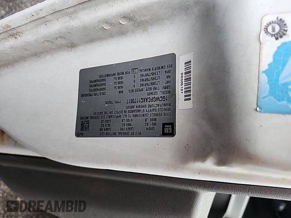 2012 Chevrolet Express Cargo z VIN 1GCWGFCAXC1173617, wystawiony jako IAAI lot #42561444 z przebiegiem 178 334 mil mil oraz . Historia ofert i sprzedaży dostępna na DreamBid. Obrazek 33.