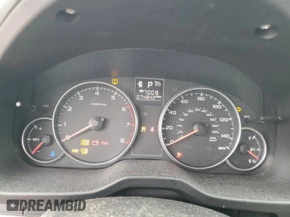 2013 Subaru Legacy Premium z VIN 4S3BMCC6XD3003975, wystawiony jako Copart lot #55167715 z przebiegiem 74 842 mil mil oraz Szkoda całkowita • Salvage title. Historia ofert i sprzedaży dostępna na DreamBid. Obrazek 9.