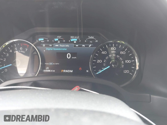 2020 Ford F-150 XL with VIN 1FTEW1EP5LKD86391, listed as a IAAI auction lot 42624676 with 54,066 mi miles and . Bid and sale history available at DreamBid. Image 7.