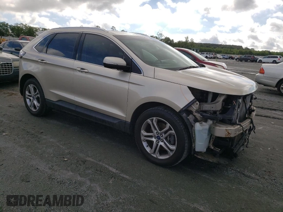 2017 Ford Edge Titanium z VIN 2FMPK4K93HBC13297, wystawiony jako Copart lot #57140415 z przebiegiem 97 505 mil mil oraz Szkoda całkowita • Salvage title. Historia ofert i sprzedaży dostępna na DreamBid. Obrazek 4.