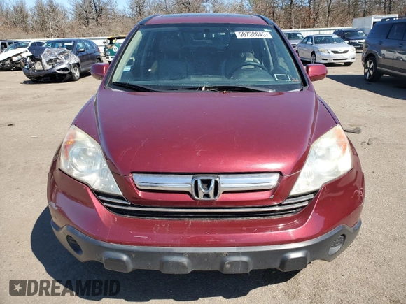 2008 Honda CR-V EX-L with VIN 5J6RE48708L034963, listed as a Copart auction lot 50738845 with 177,937 mi miles and Salvage Title. Bid and sale history available at carsss.com. Image 5.