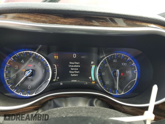 2021 Chrysler Pacifica Limited with VIN 2C4RC3GG2MR590636, listed as a Copart auction lot 56072515 with 87,040 mi miles and Clean title. Bid and sale history available at DreamBid. Image 9.