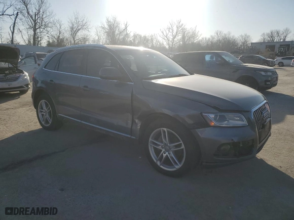 2013 Audi Q5 Premium Plus with VIN WA1LFAFP9DA049729, listed as a Copart auction lot 48849145 with 104,217 mi miles and Salvage Title. Bid and sale history available at carsss.com. Image 4.