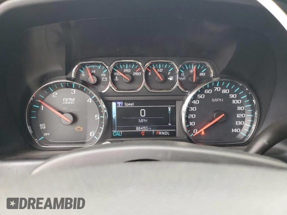 2018 Chevrolet Silverado 1500 LT with VIN 3GCUCRER4JG192458, listed as a Copart auction lot 56179635 with 96,450 mi miles and Clean Title. Bid and sale history available at DreamBid. Image 9.
