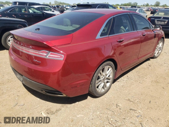 2014 Lincoln MKZ with VIN 3LN6L2G9XER801524, listed as a Copart auction lot 79170554 with Not provided miles and Non repairable. Bid and sale history available at DreamBid. Image 3.