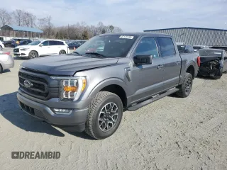 2021 Ford F-150 XL with VIN 1FTEW1EP5MFB61351, listed as a Copart auction lot 47175195 with 64,269 mi miles and Clean Title. Bid and sale history available at carsss.com. Image 1.