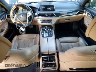 2017 BMW 7 Series 750i with VIN WBA7F0C57HGM21136, listed as a Copart auction lot 88525335 with 102,508 mi miles and Salvage title. Bid and sale history available at DreamBid. Image 8.