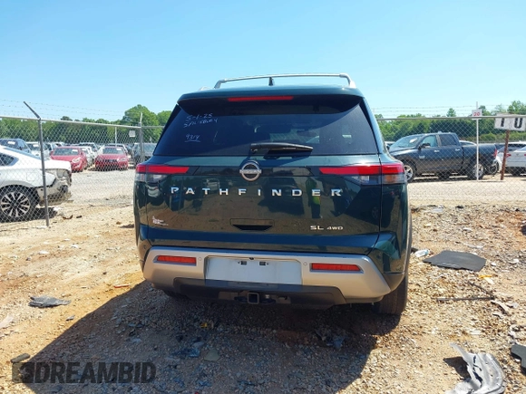 2023 Nissan Pathfinder SL with VIN 5N1DR3CC0PC229314, listed as a IAAI auction lot 42187179 with 44,159 mi miles and . Bid and sale history available at DreamBid. Image 16.
