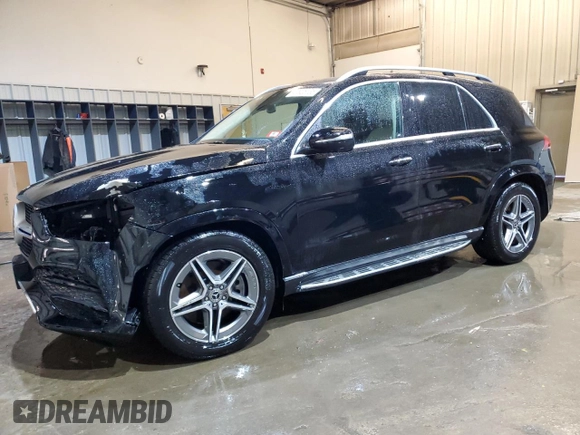 2021 Mercedes-Benz GLE 450 with VIN 4JGFB5KB7MA505318, listed as a Copart auction lot 47925135 with 31,468 mi miles and Salvage title. Bid and sale history available at DreamBid. Image 1.