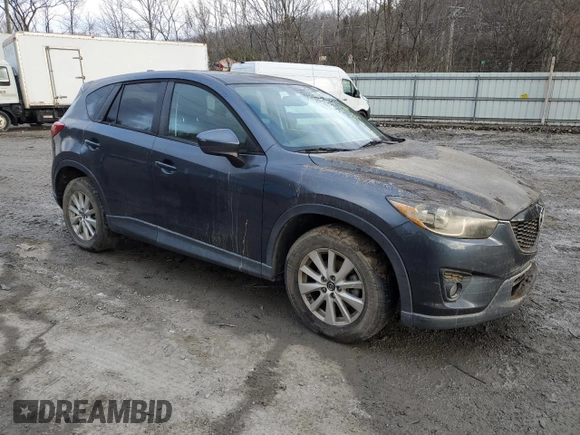 2013 Mazda CX-5 Touring with VIN JM3KE4CE7D0126460, listed as a Copart auction lot 46730785 with 0 mi miles and Salvage Title. Bid and sale history available at carsss.com. Image 4.