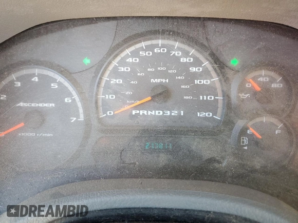 2006 Isuzu Ascender S z VIN 4NUES16S366700118, wystawiony jako Copart lot #84754854 z przebiegiem 217 811 mil mil oraz Szkoda całkowita • Salvage title. Historia ofert i sprzedaży dostępna na DreamBid. Obrazek 9.