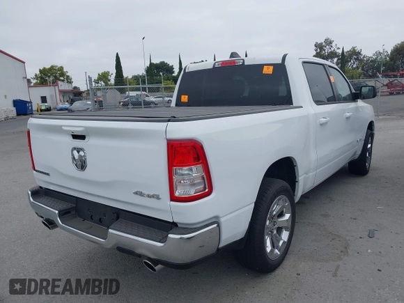 2022 Ram 1500 Big Horn with VIN 1C6SRFFT3NN456823, listed as a IAAI auction lot 42417659 with 5,313 mi miles and . Bid and sale history available at DreamBid. Image 4.