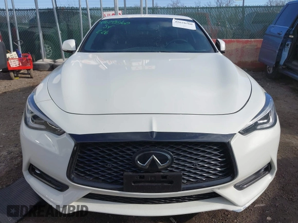 2018 Infiniti Q60 RED SPORT 400 with VIN JN1FV7EL6JM630898, listed as a IAAI auction lot 41628560 with 57,224 mi miles. Bid and sale history available at carsss.com. Image 6.