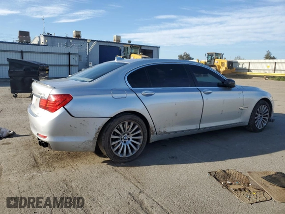 2009 BMW 7 Series 750Li with VIN WBAKB835X9CY57590, listed as a Copart auction lot 48168855 with 131,929 mi miles and Salvage title. Bid and sale history available at DreamBid. Image 3.